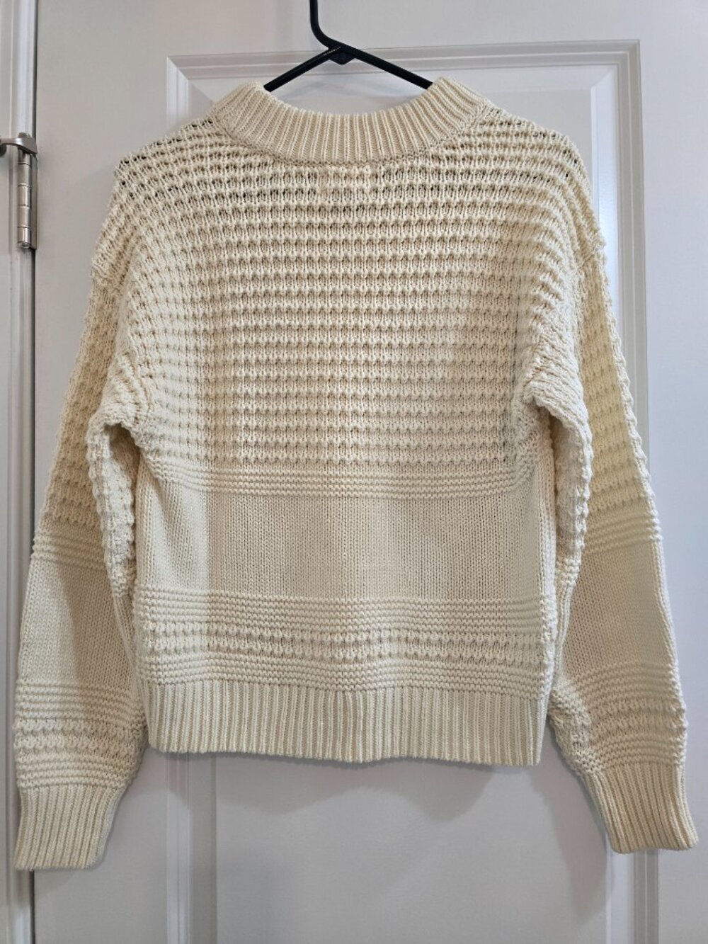 Universal Thread Chunky Crew Knit Sweater With A Textured Design - Cream - Picture 2 of 5